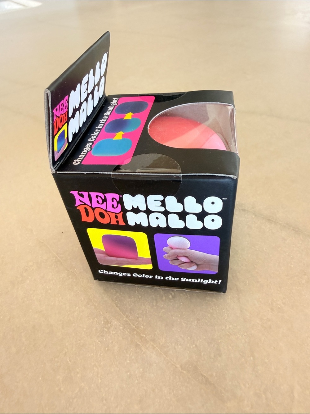 NWT NeeDoh Mello Mallo Pink Color Changing Squishy Sensory Fidget Toy Schylling - Picture 4 of 7